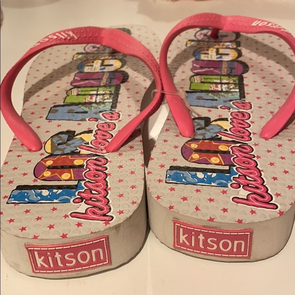 Brand New KITSON Los Angeles Flip Flops size 9 - Picture 4 of 11